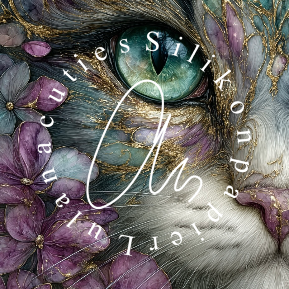 Silikonpapier Whispering Wildcat by Sandrietta_art