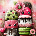 Silikonpapier Cupcake Friends by  _sweet_loco_ai