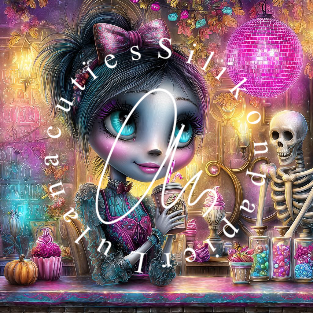 Silikonpapier Halloween Party by Elly_ai
