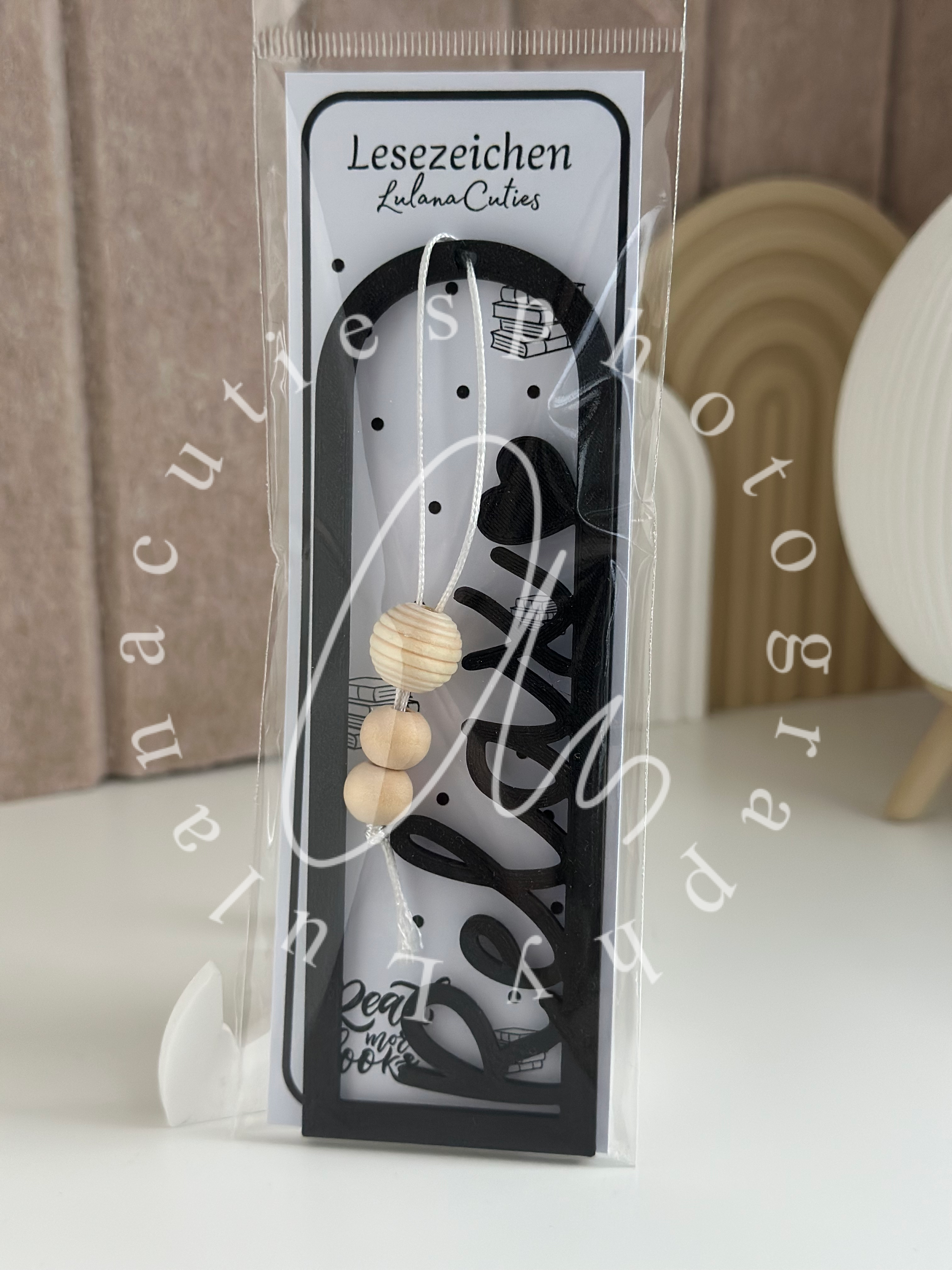 Lesezeichen Relax schwarz