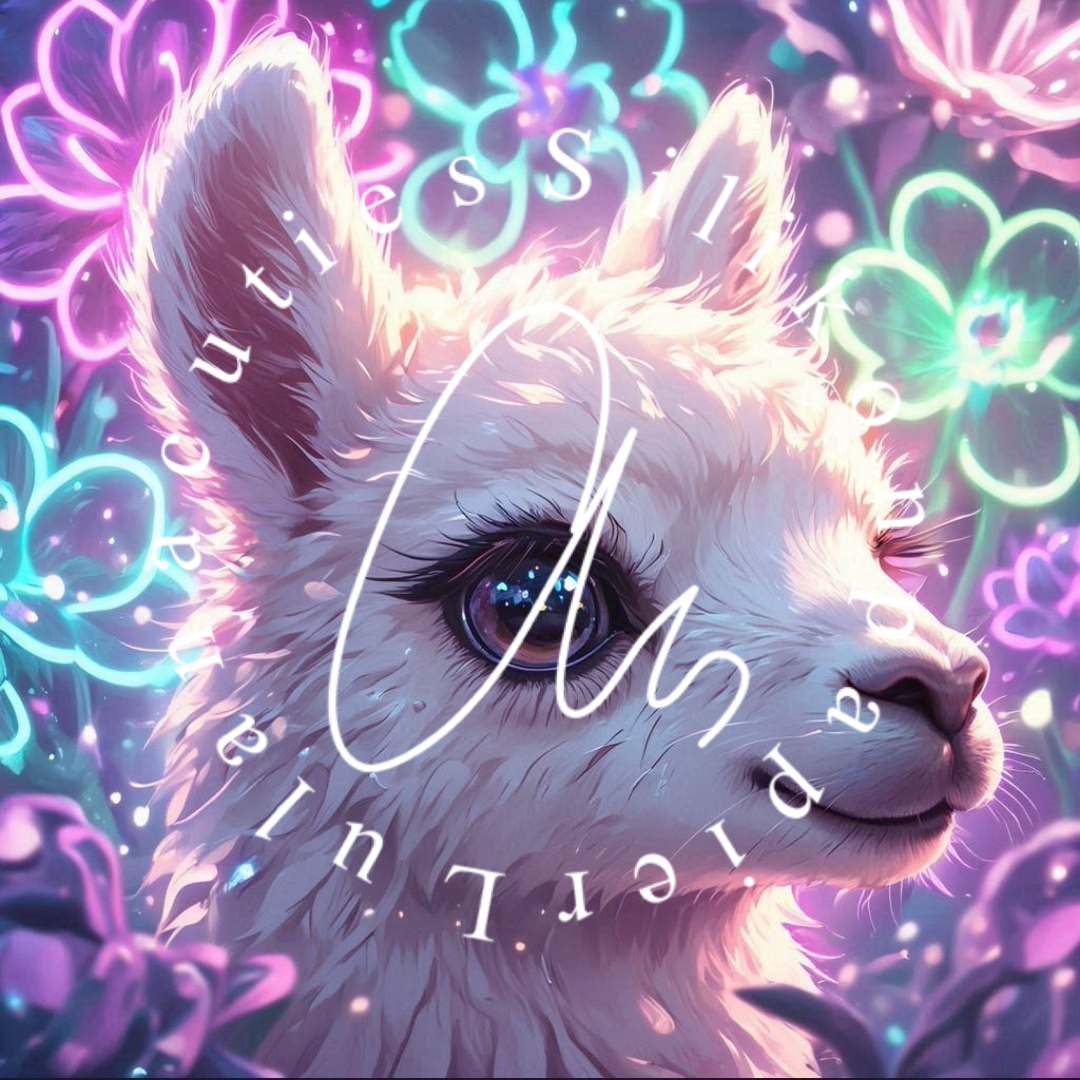 Silikonpapier LillyLama By Tikidiamonds.ai