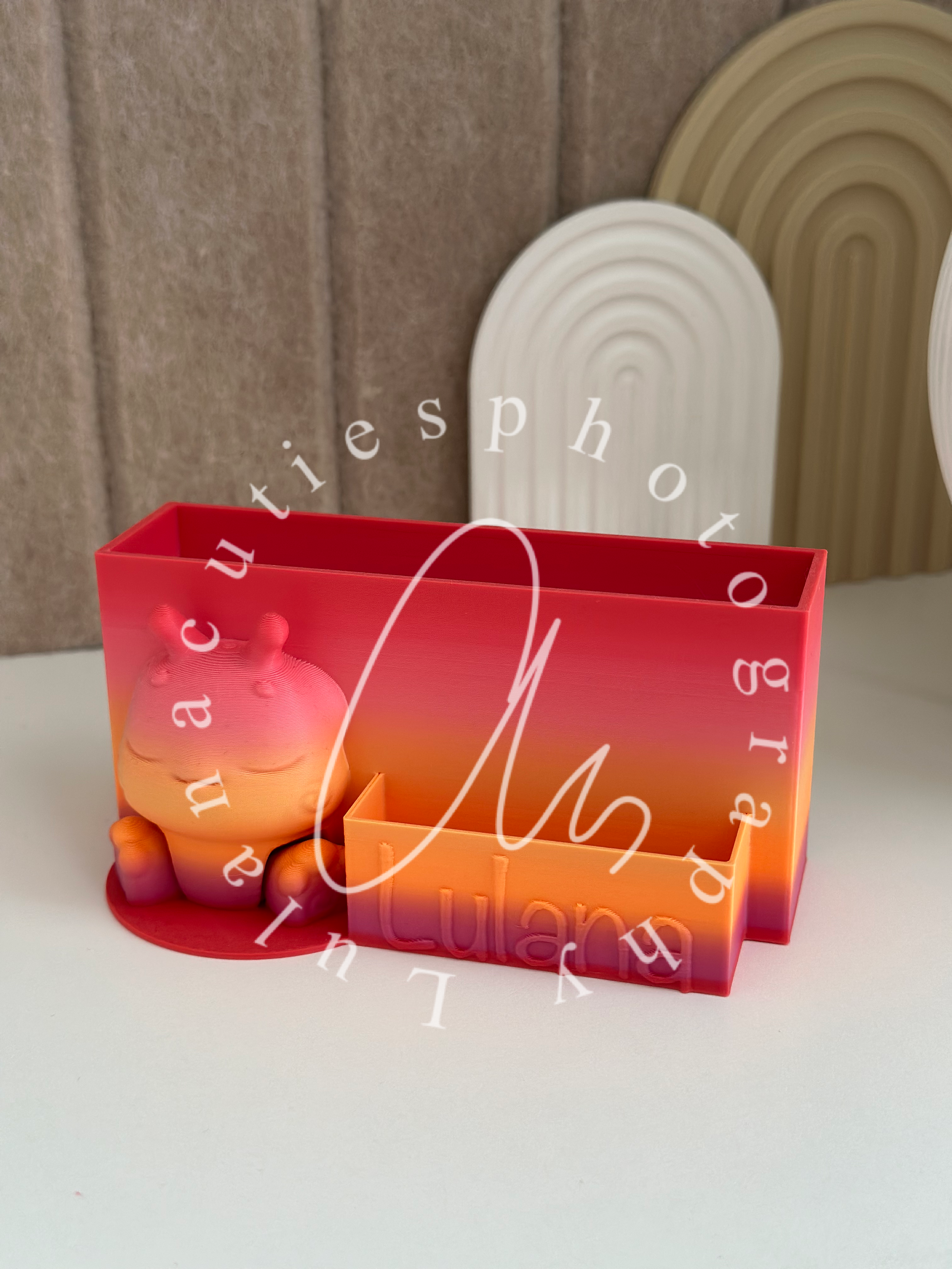 Silikonpapier Organizer-rot orange