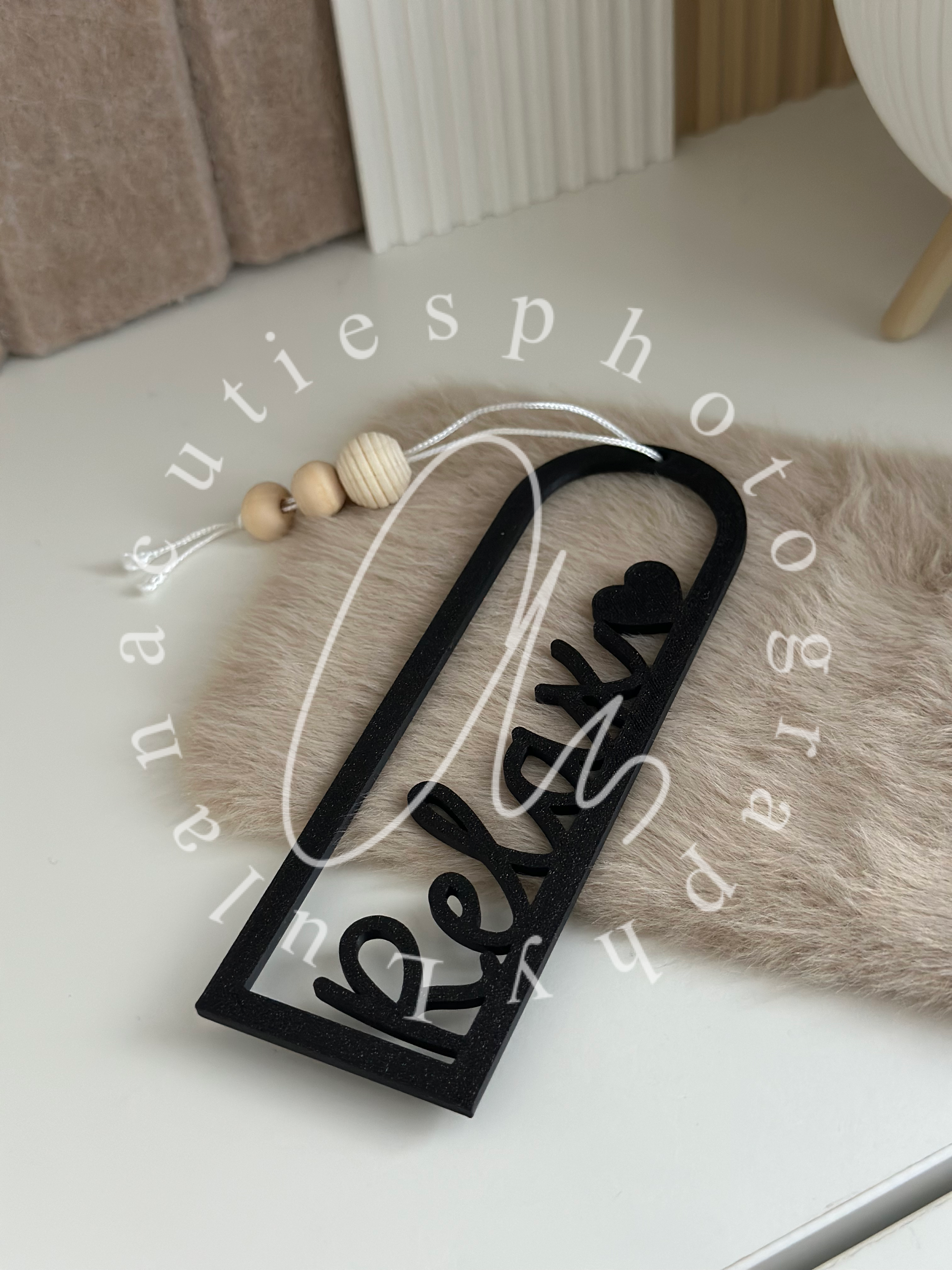 Lesezeichen Relax schwarz