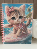 Notizbuch kariert Surv Kitty