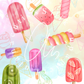 Silikonpapier Eis