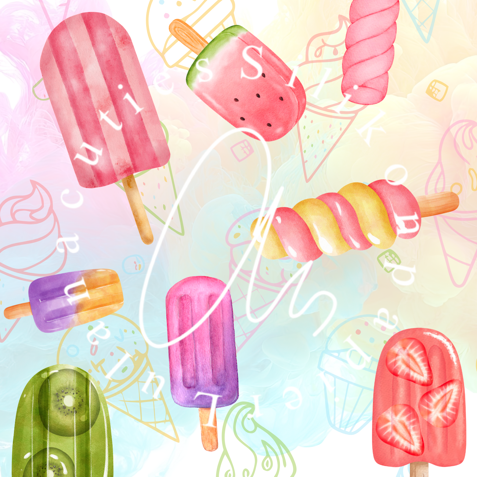Silikonpapier Eis