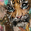 Silikonpapier Vintage Tiger By Elly_A.I