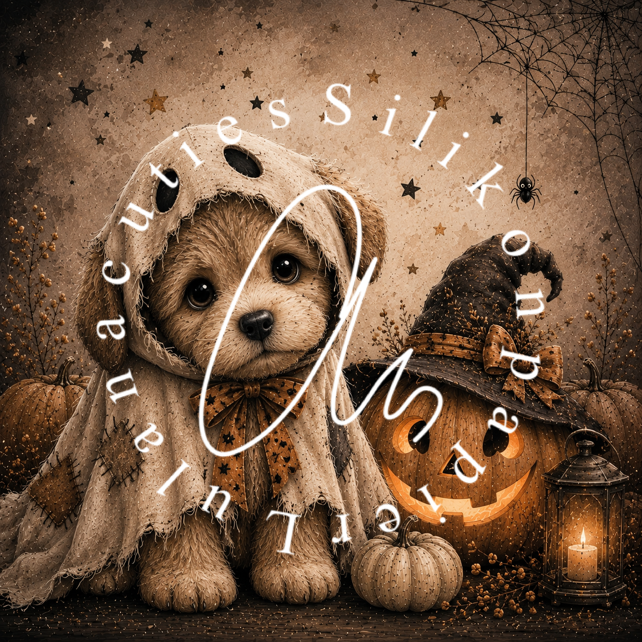 Silikonpapier HalloweenCuteDog
