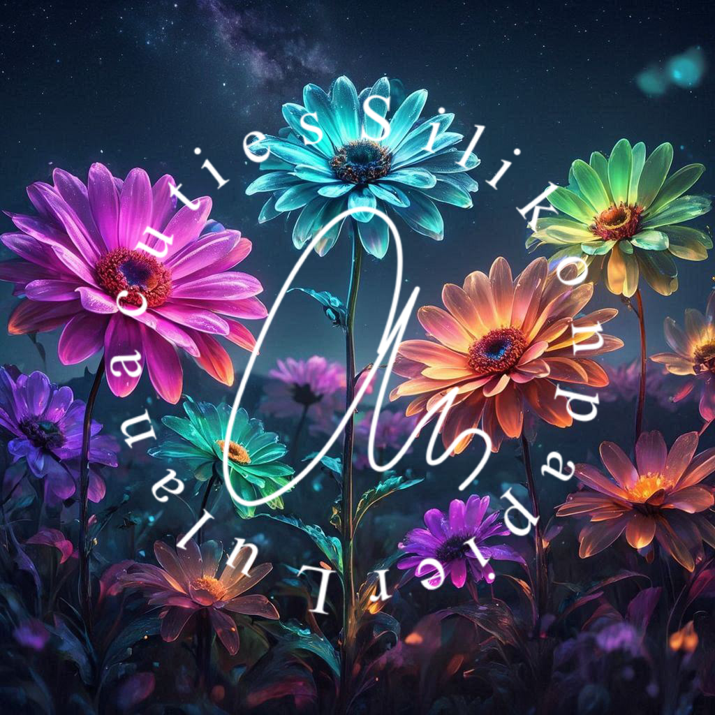Silikonpapier Blütenzauber By Tikidiamonds.ai
