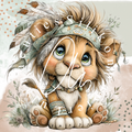 Silikonpapier Lino Lion