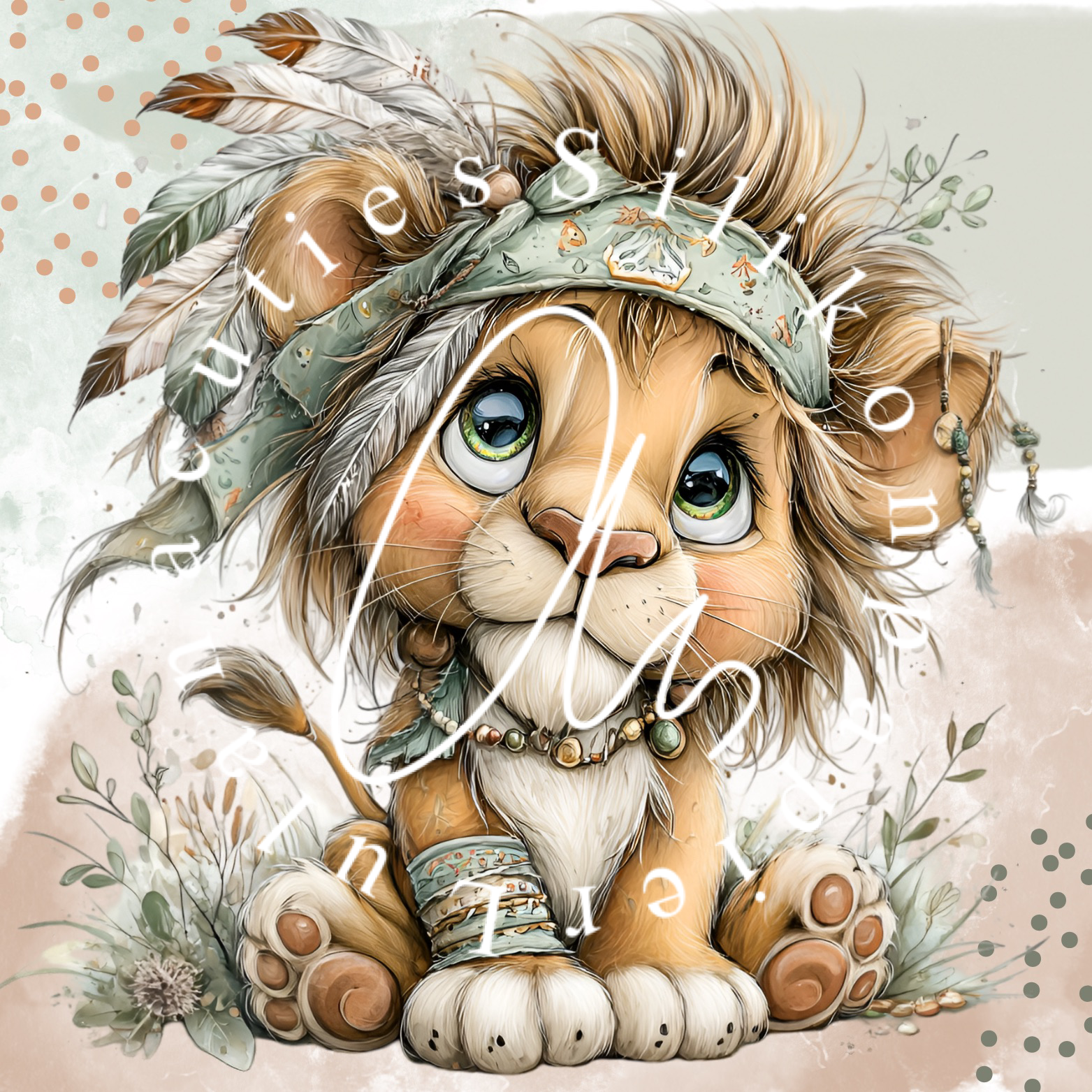 Silikonpapier Lino Lion