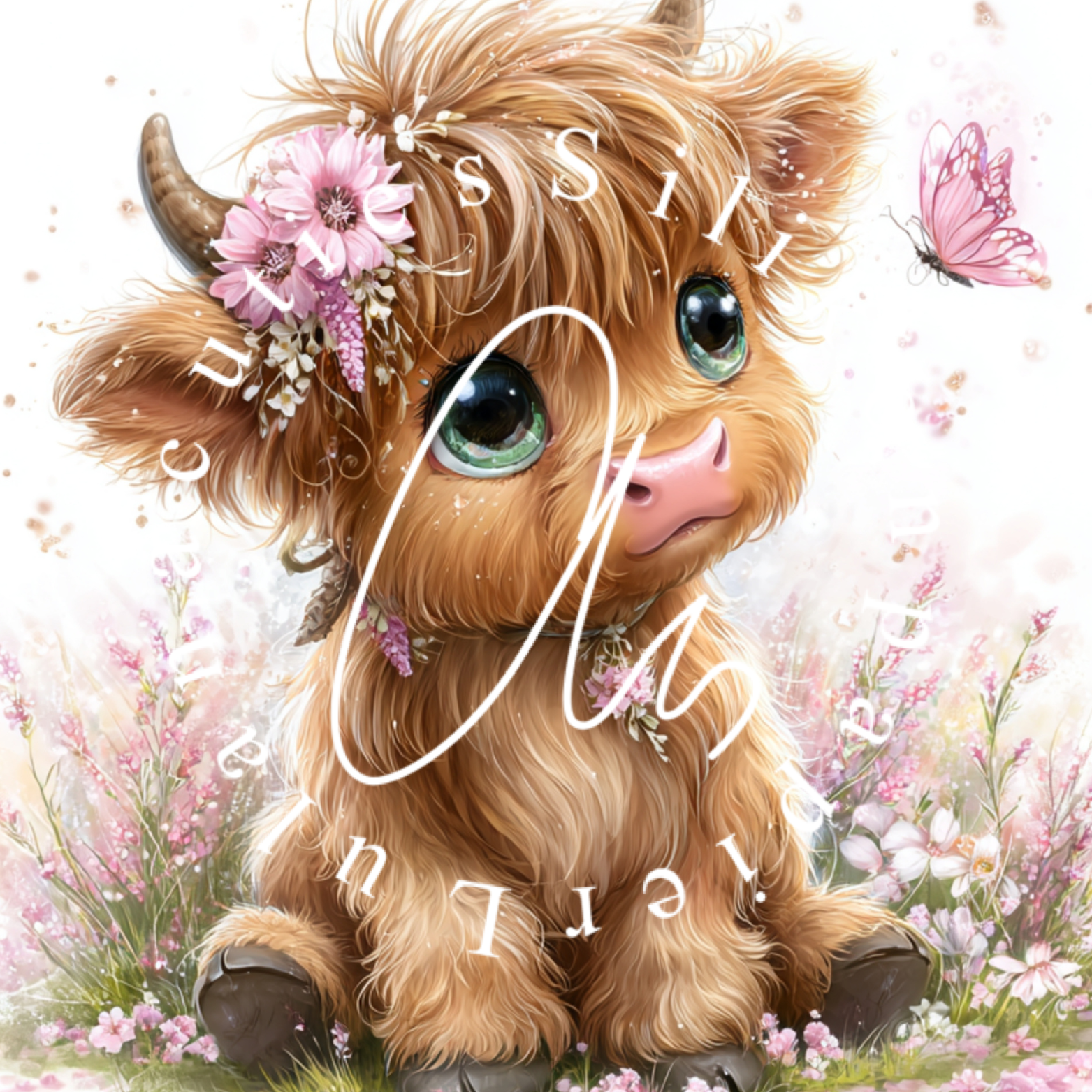 Silikonpapier Kuh Molly