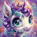 Silikonpapier Whimsical Unicorn By Elly_A.I