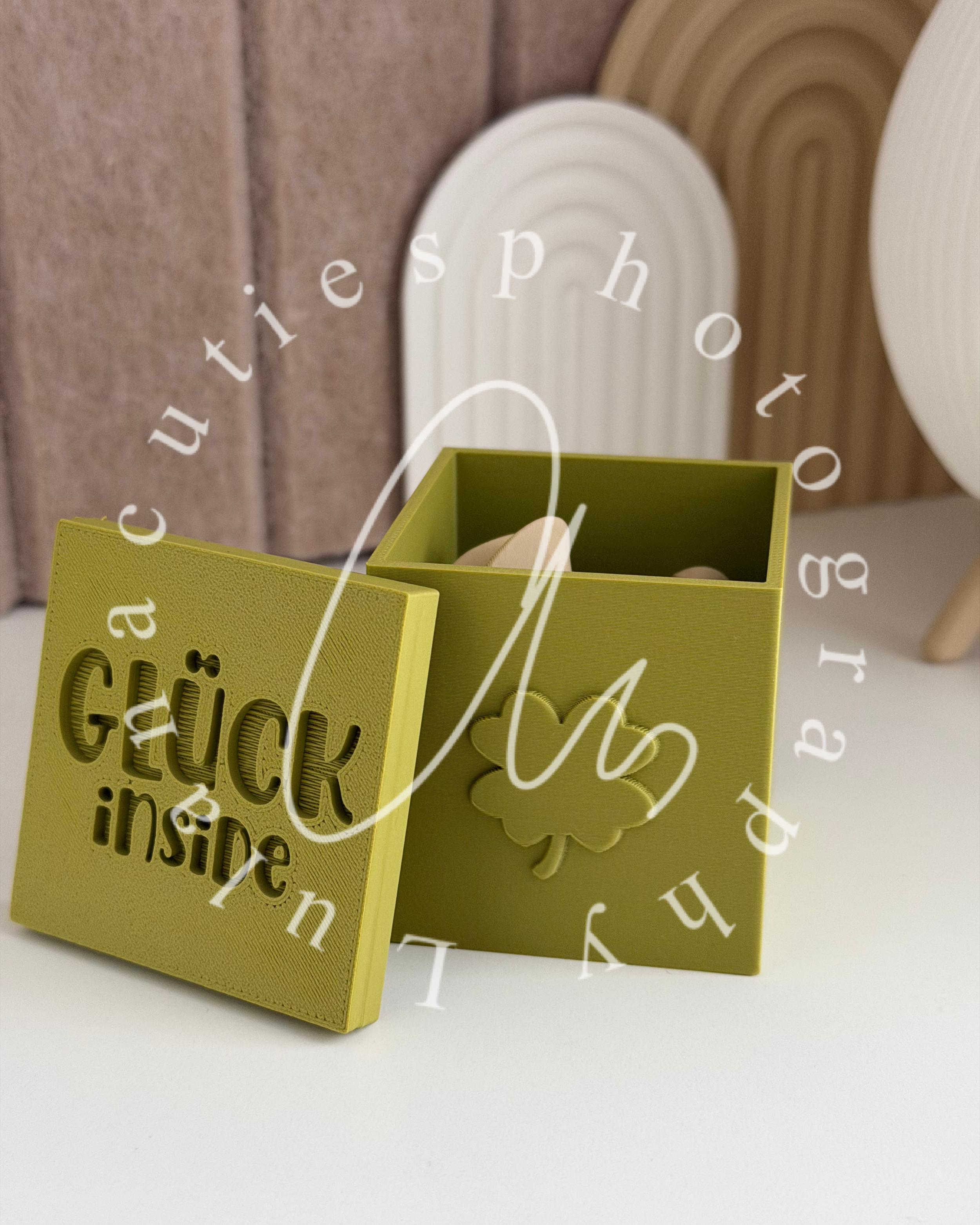 Glückskeks Box Kleeblatt