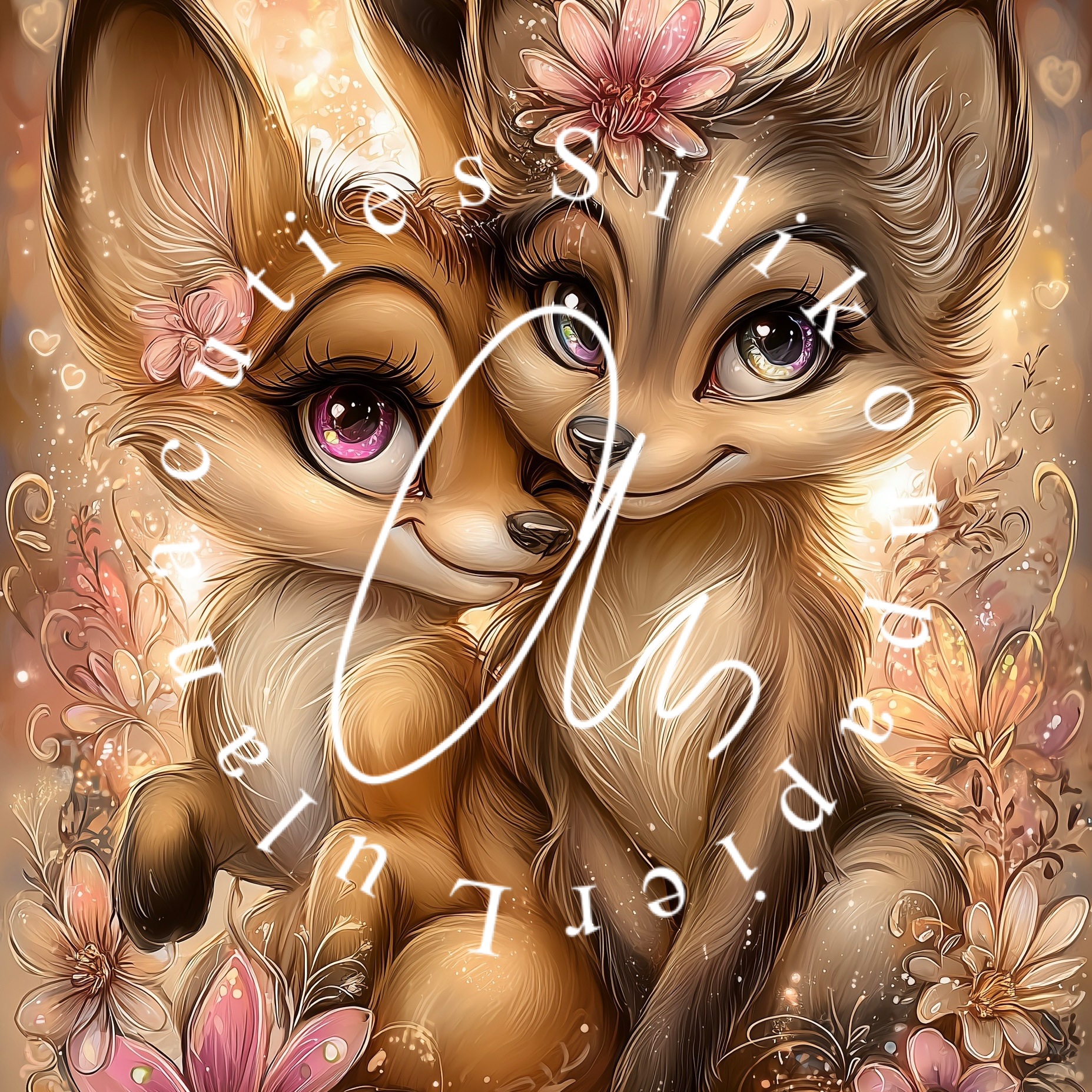 Silikonpapier Amorette by  _sweet_loco_ai