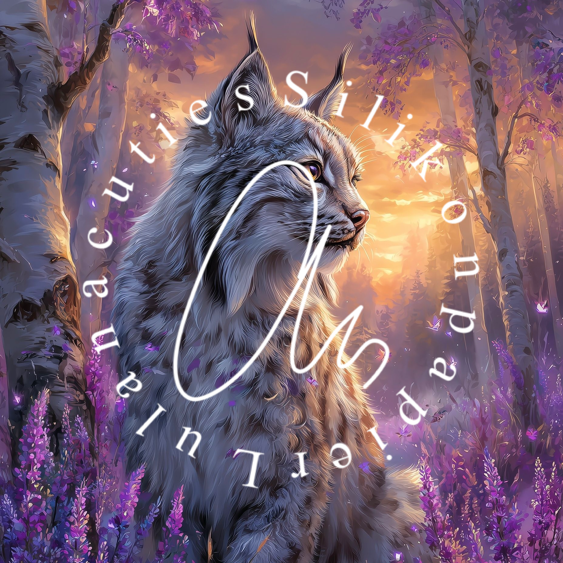 Silikonpapier Lavendelträume By Salzkatze