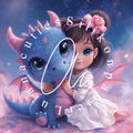 Silikonpapier Dragon Girl by LulanaCuties