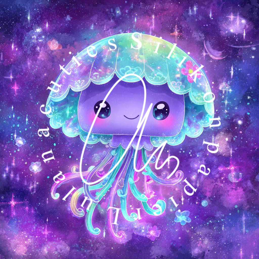 Silikonpapier purple Ocean by Shiny_unicorn.ai