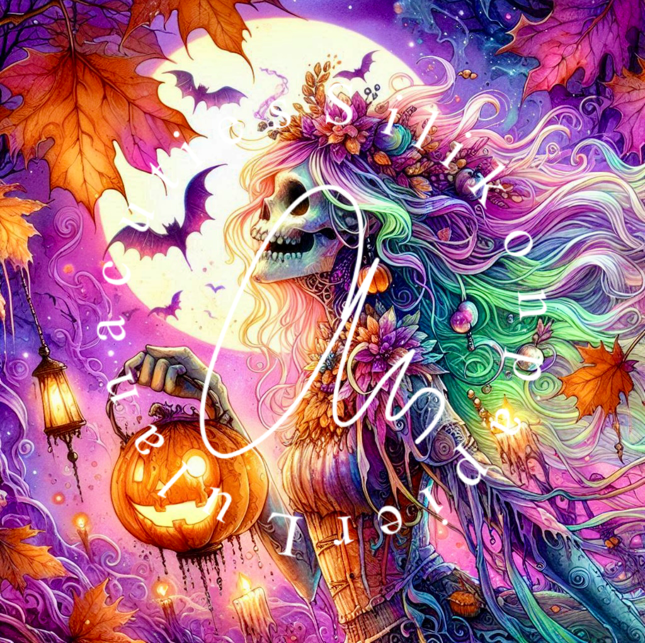 Silikonpapier SkullLady by Sandrietta