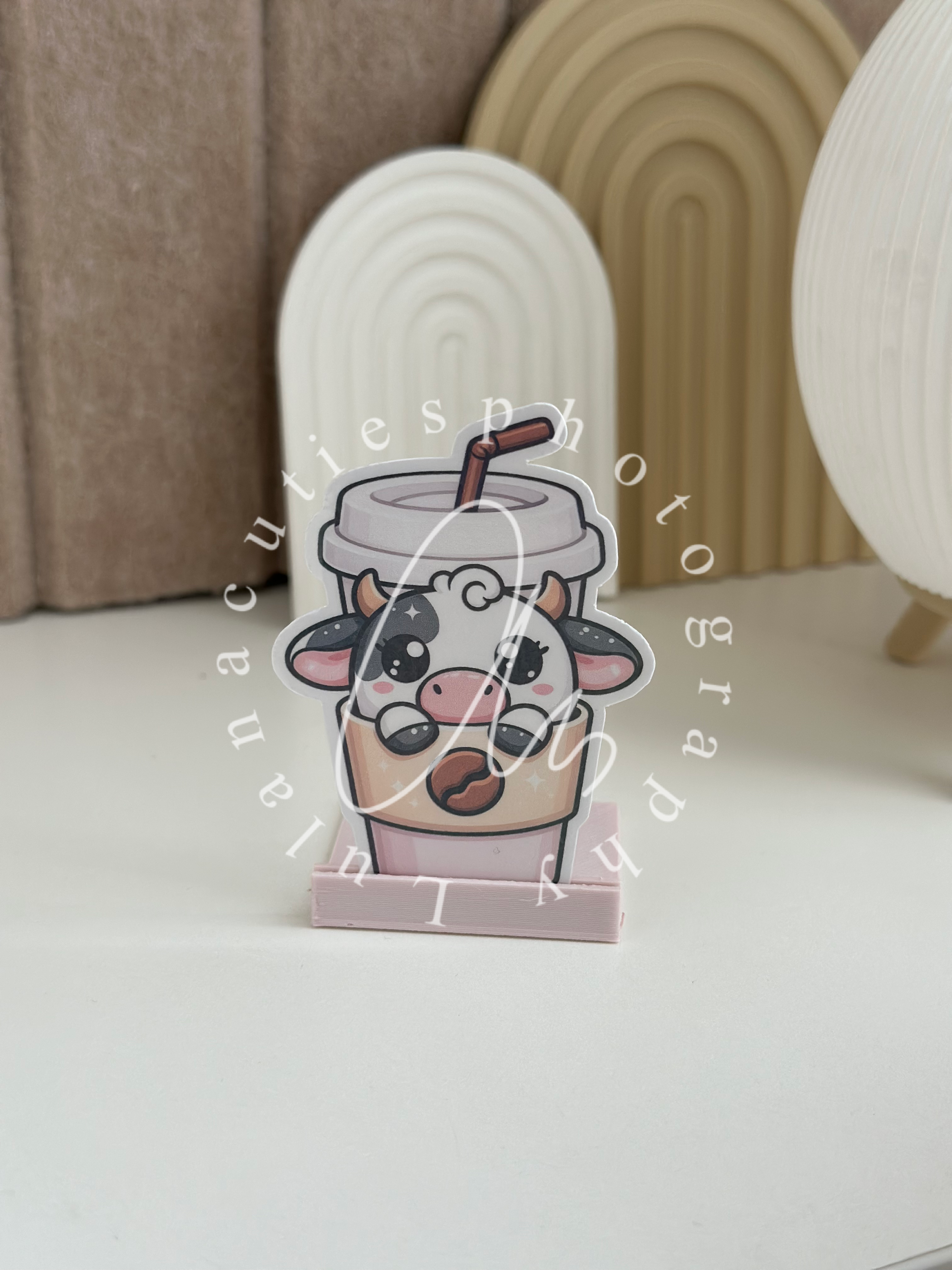 Sticker Holo Kuh