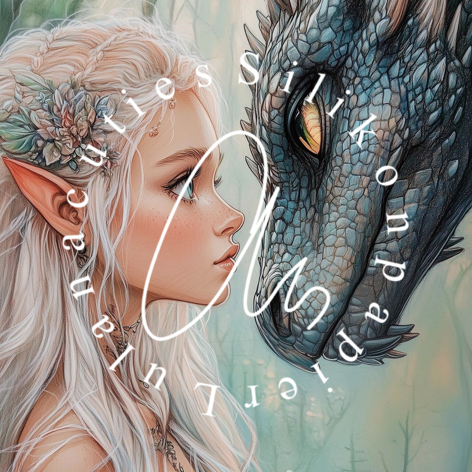 Silikonpapier Dragon Prinzess By Salzkatze