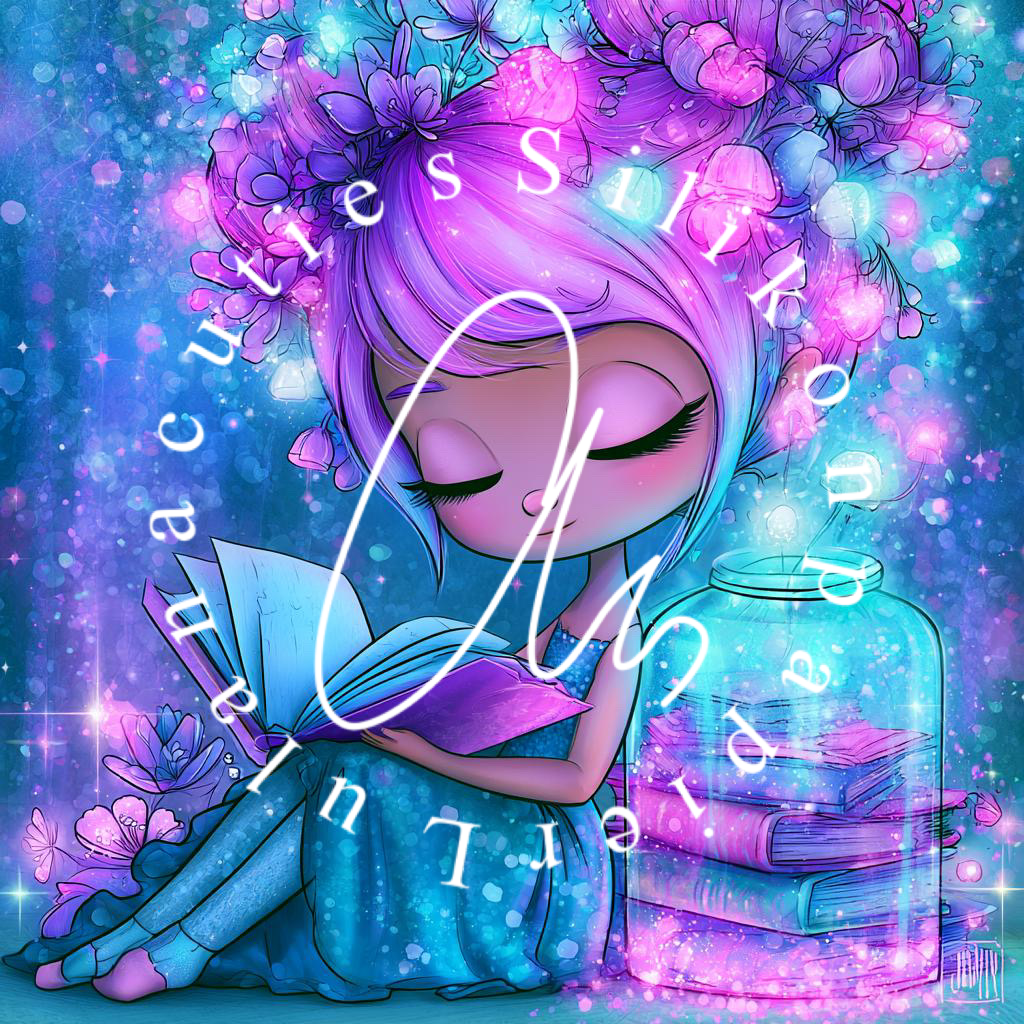 Silikonpapier Books love by Shiny_unicorn.ai