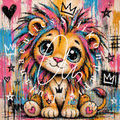Silikonpapier Grafitti Friends Lion  by LulanaCuties