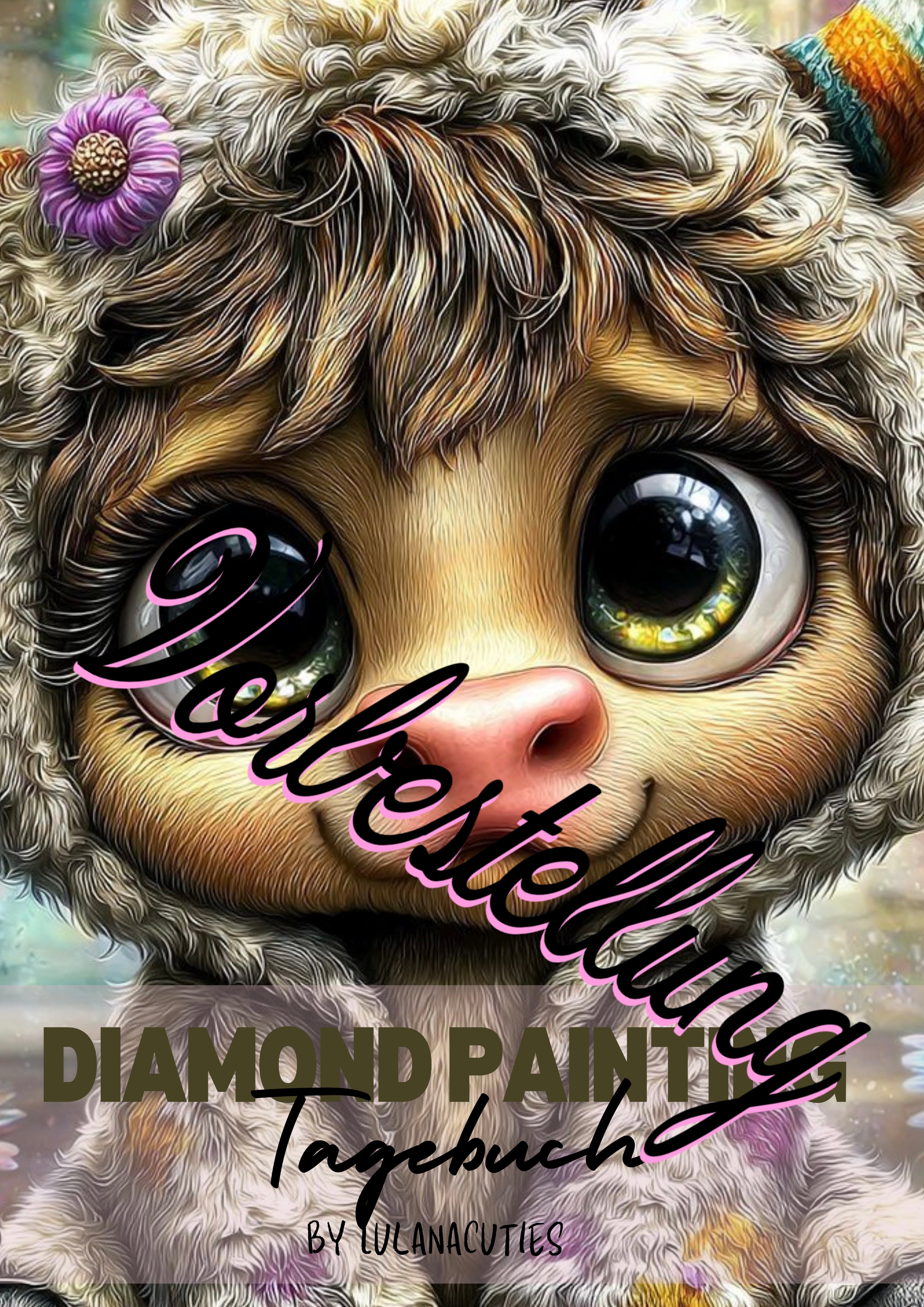 VORBESTELLUNG Diamond Painting Tagebuch Kuh by Andy