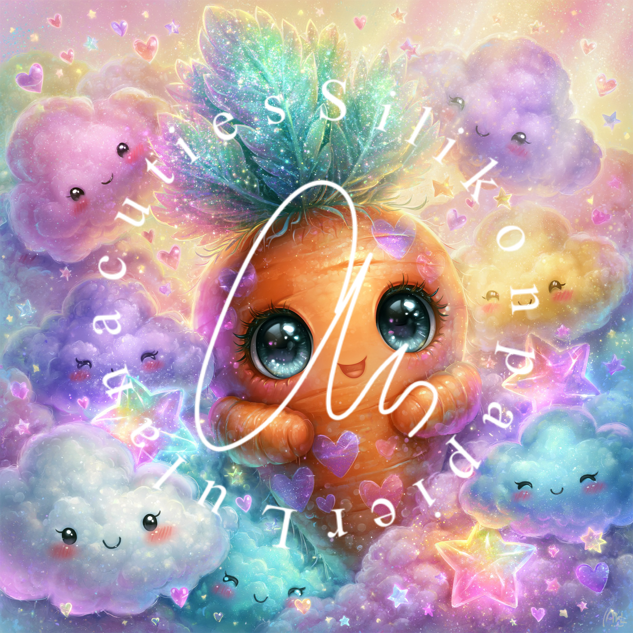 Silikonpapier Cute Karotte by Lisa Morgan