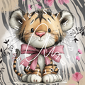 Silikonpapier Tiger