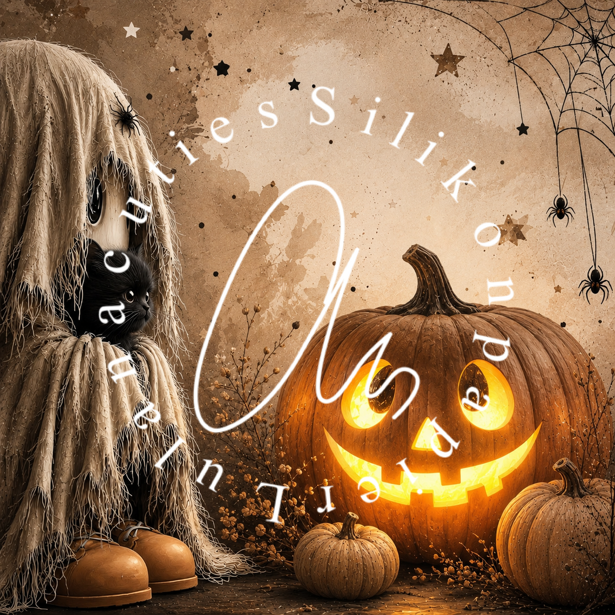 Silikonpapier Halloween Ghost