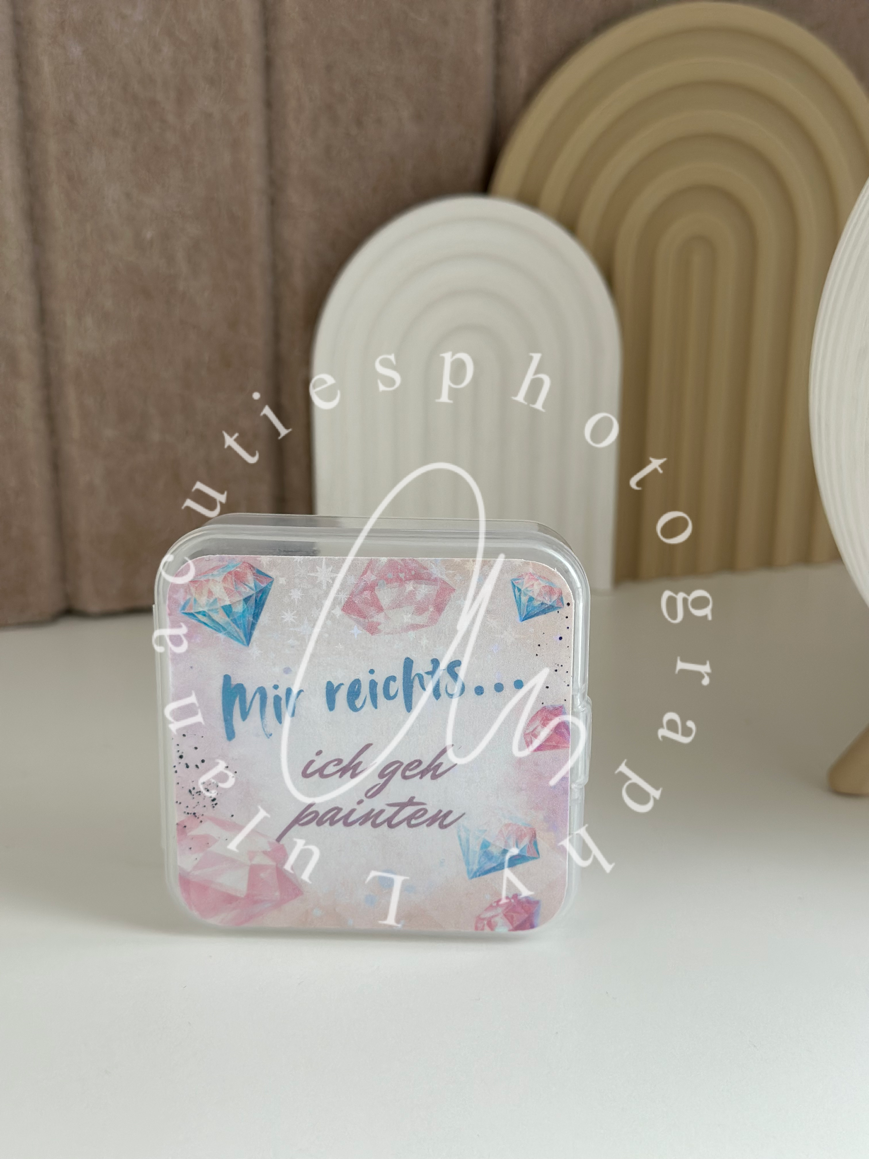 Mini Aufbewahrungsbox ich geh painten