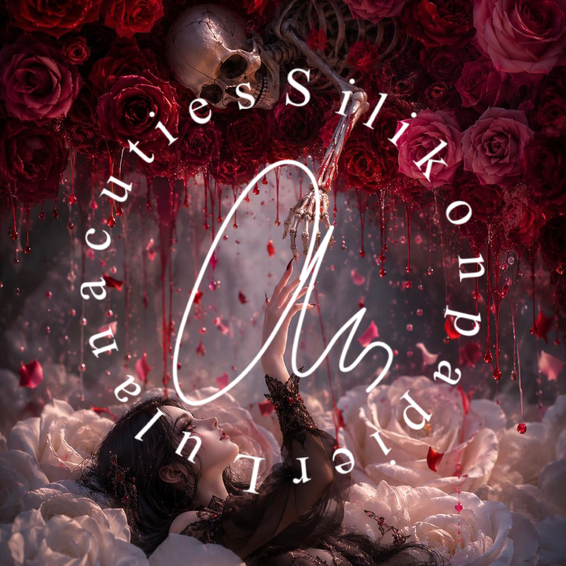 Silikonpapier Deathly Romance by Nerdylovelythings