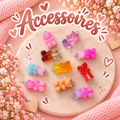 Glitzernde Bärchen-Accessoires