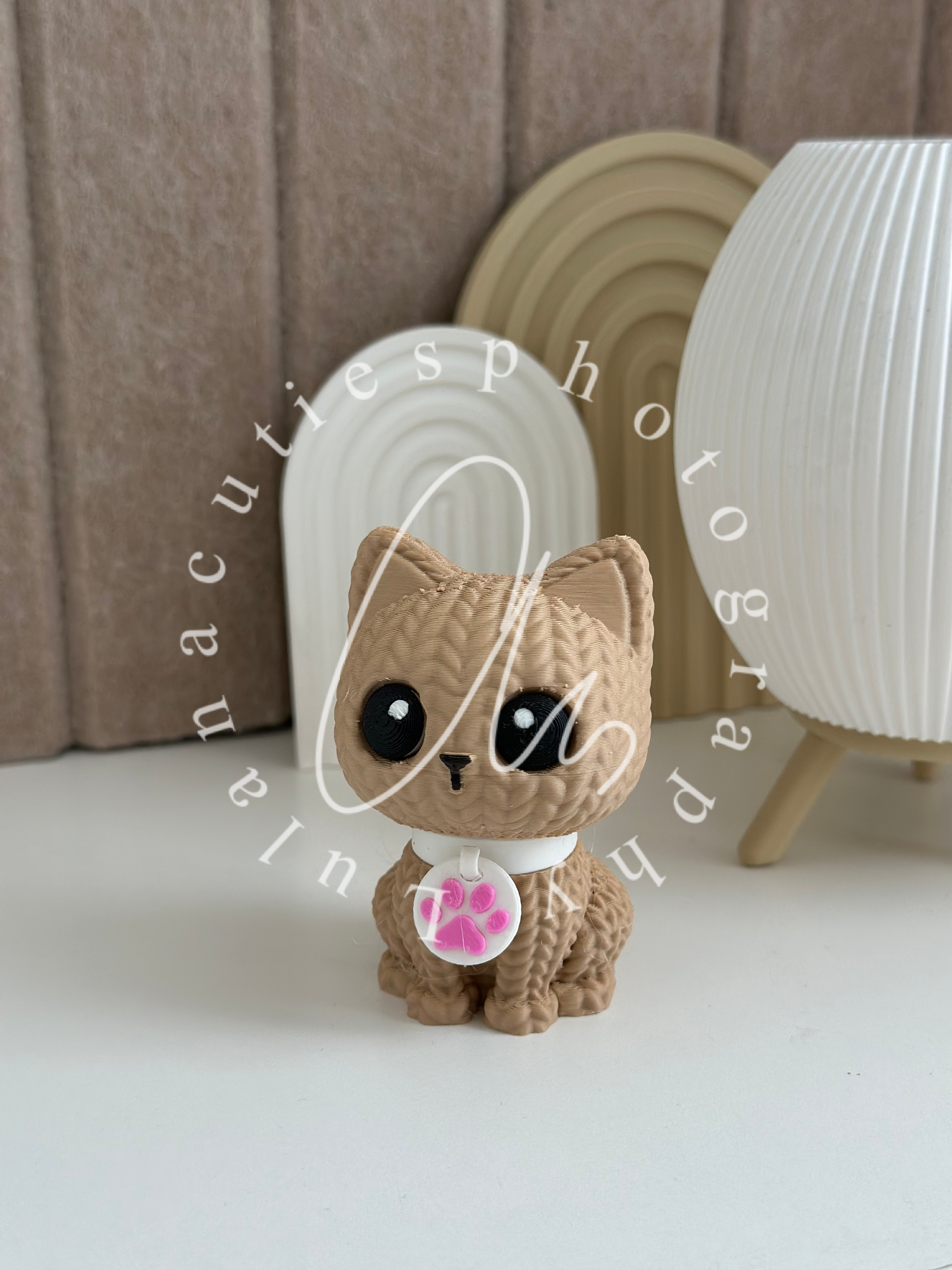 Kätzchen Lilly braun/rosa